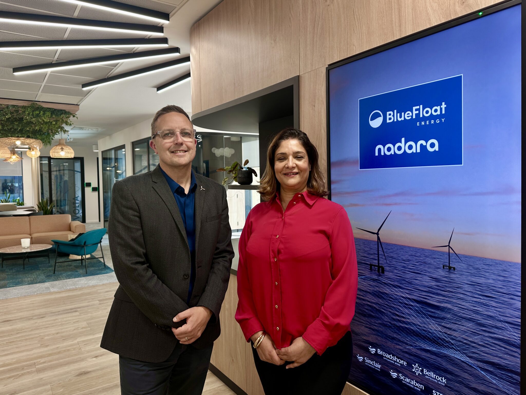 David Robertson_and_Nassima Brown_BlueFloat Energy Nadara Offices_Edinburgh